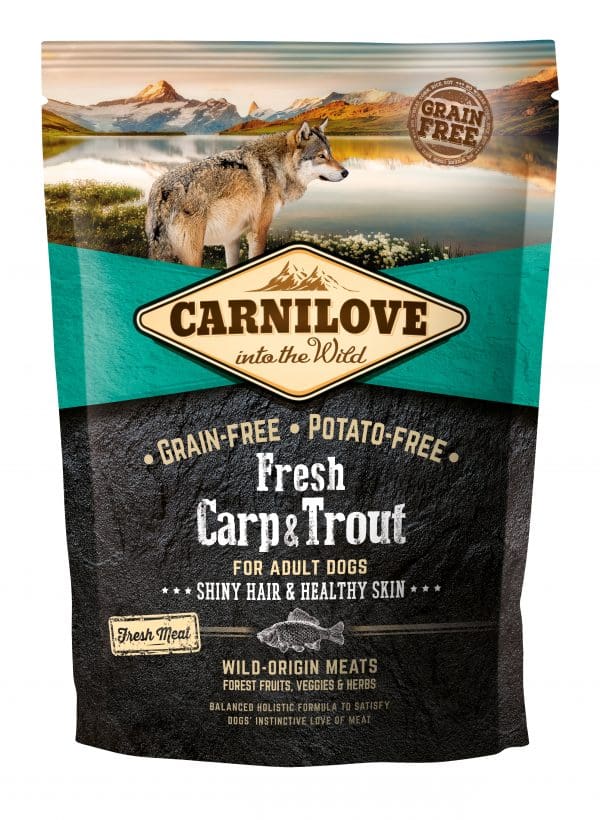 Carnilove carp and trout dog food