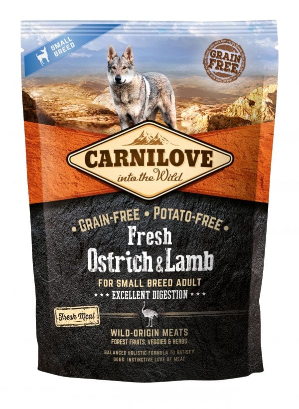 Carnilove dog food ostrich