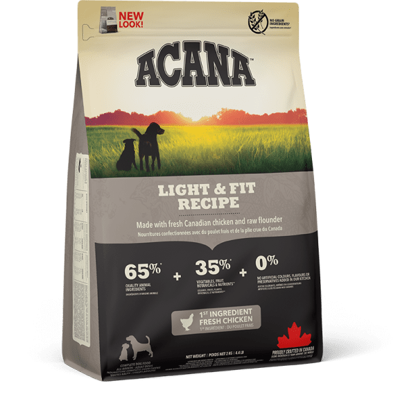 Acana Light and Fit dog food