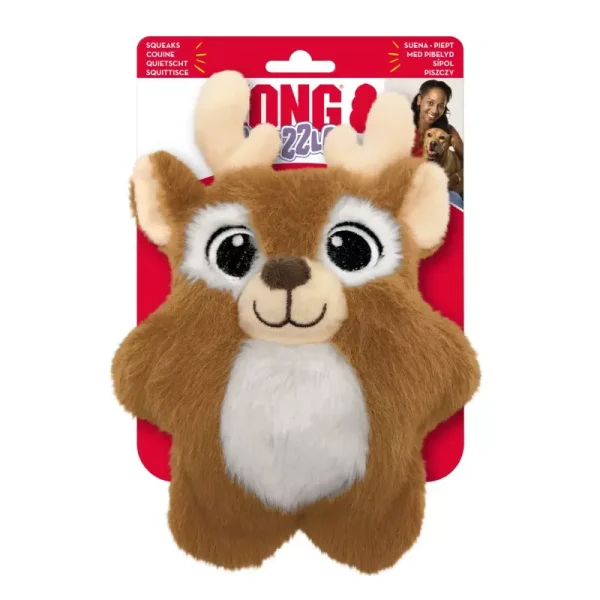 Kong reindeer Christmas dog toy