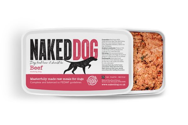 Naked dog complete raw dog food