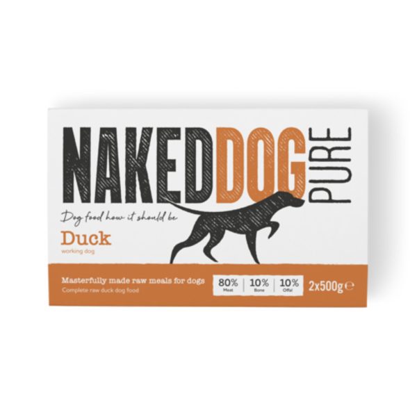 Naked Dog duck raw dog food