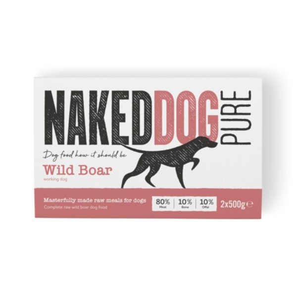 Naked dog Pure wild boar raw dog food